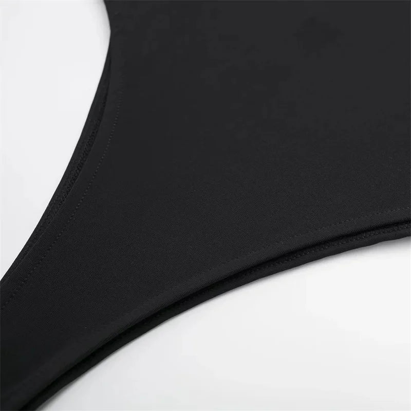 TRAF 2024 Sexy Tight Bodys for Women White Black Backless Bodysuit Women One Pieces Jumpsuits for Women Sexy Lingerie Bodysuit