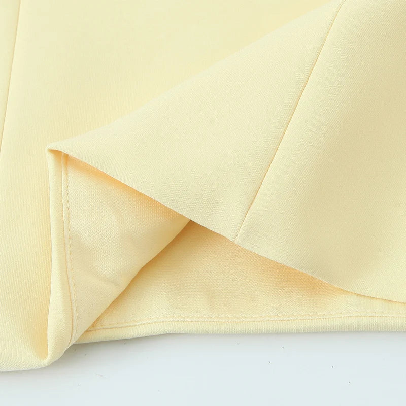 TRAF Y2k Bow Slip Tops 2025 Women's Spring Summer Tank Tops Ladies Fashion Casual Elegant White Yellow Corset Tops Camis