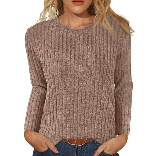 Long Sleeve Shirts for Women Womens Fall Sweaters Long Sleeve Sweaters for Women Sweaters for Women Black Crew Neck Sweater Women Womens Crew Neck Sweaters Long Sleeve